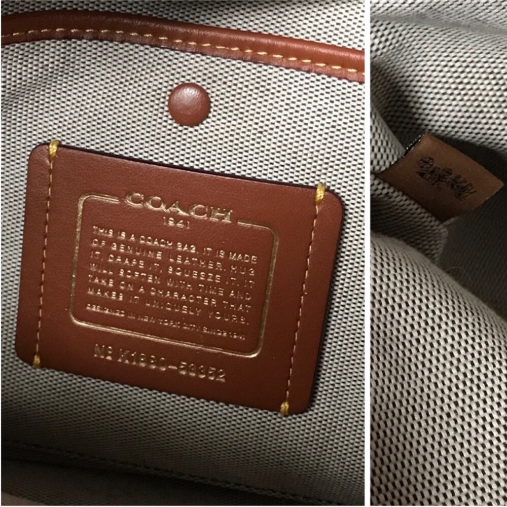 Coach 1941 Harmony Burgundy Oxblood Hobo with Gold Hardware & Rogue Hangtag - Picture 11 of 14